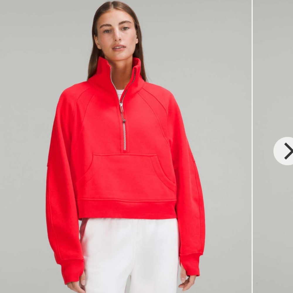 Lululemon Scuba Oversized Funnel Neck Half Zip